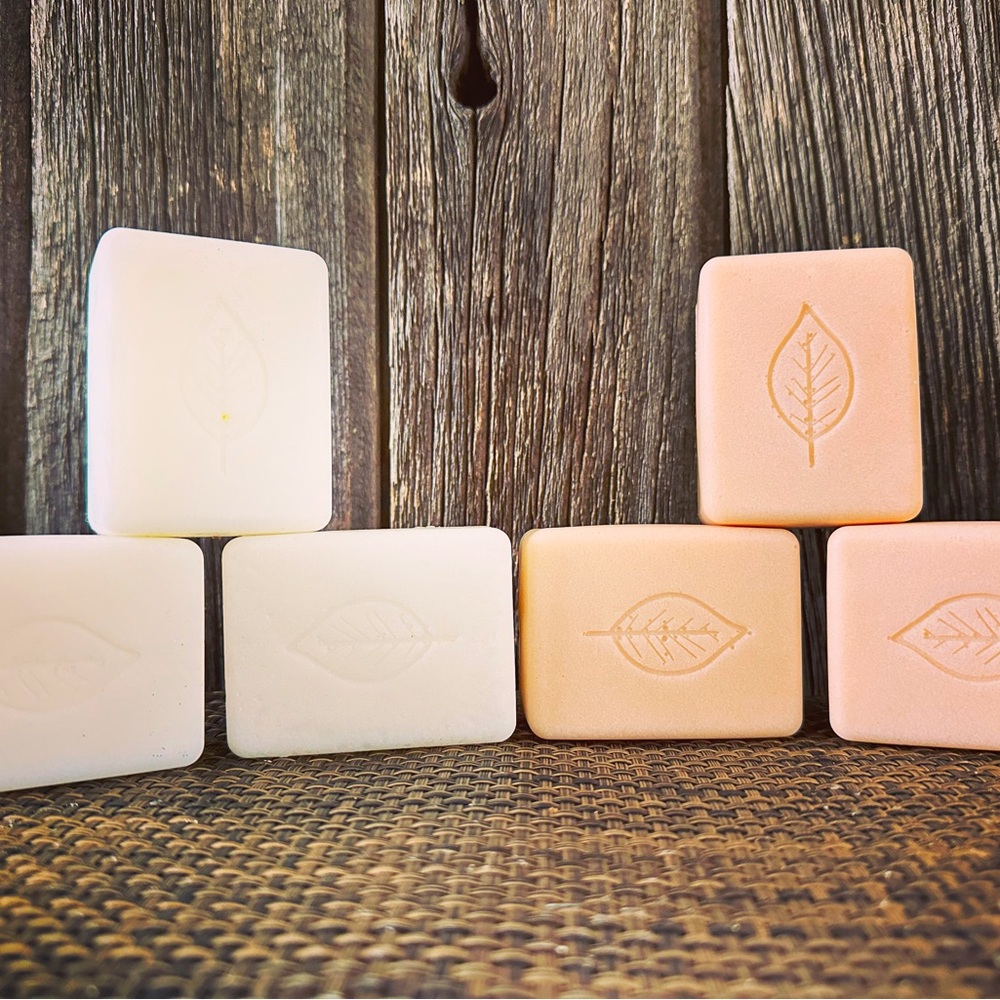 6 bars homemade sugar scrub soap